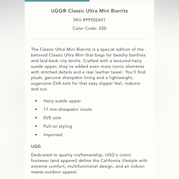 UGG Classic Ultra Mini Biarritz NIB - Picture 5 of 8